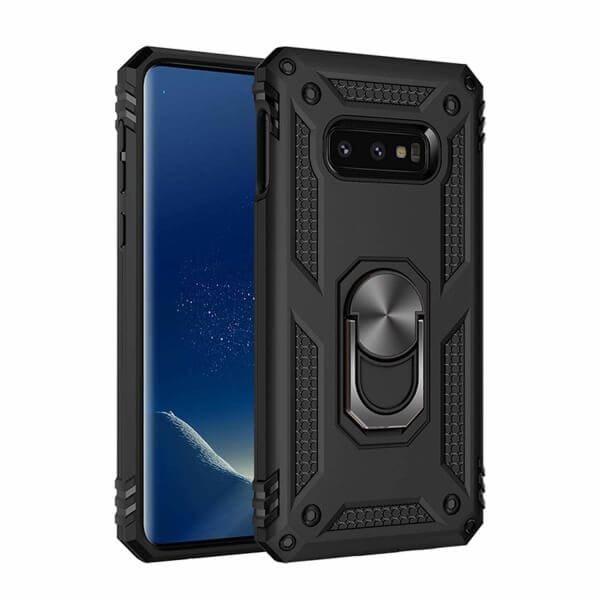 Samsung Galaxy S10/S10E Shockproof Magnetic Car Mount Ring Heavy Duty Case Cover Samsung Galaxy S10/S10E Shockproof Magnetic Car Mount Ring Heavy Duty Case Cover